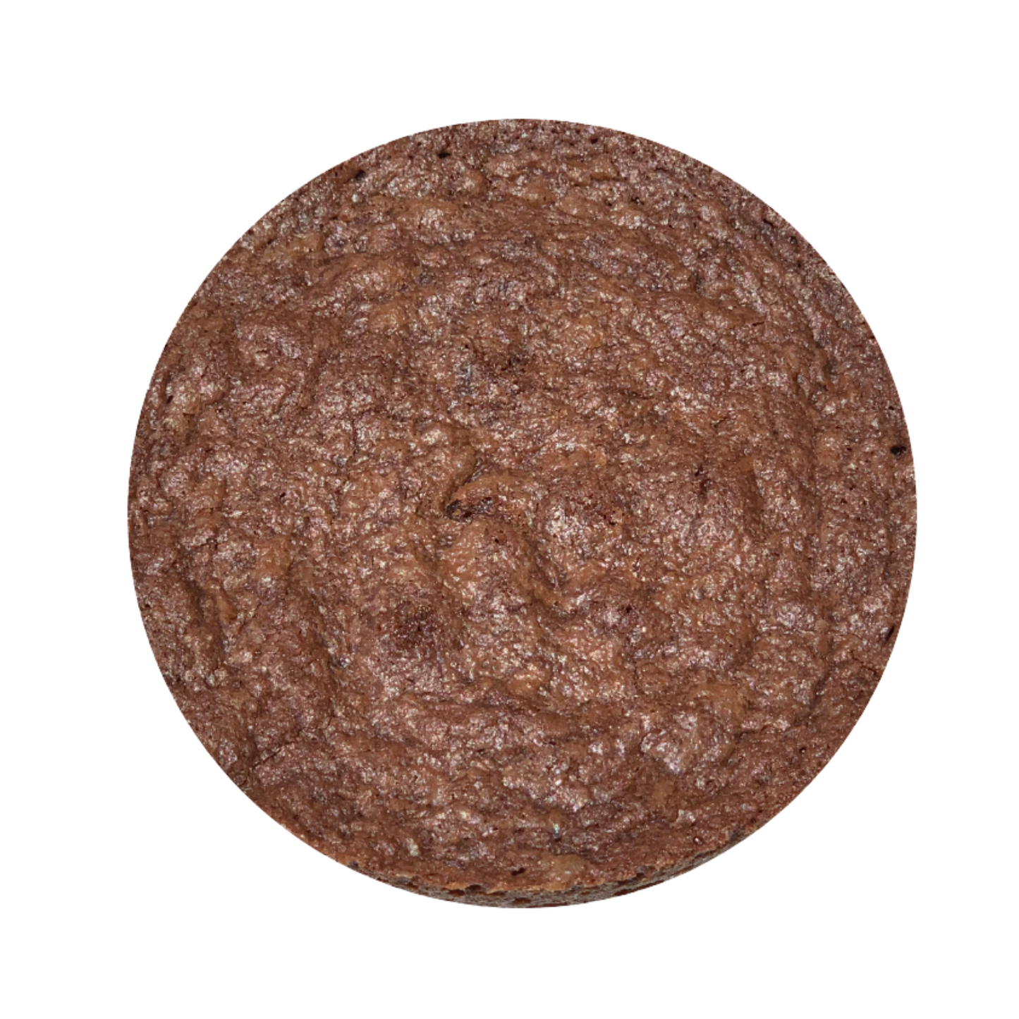round chocolate brownie