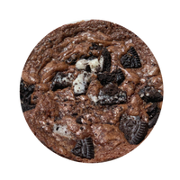 chocolate brownie with oreos